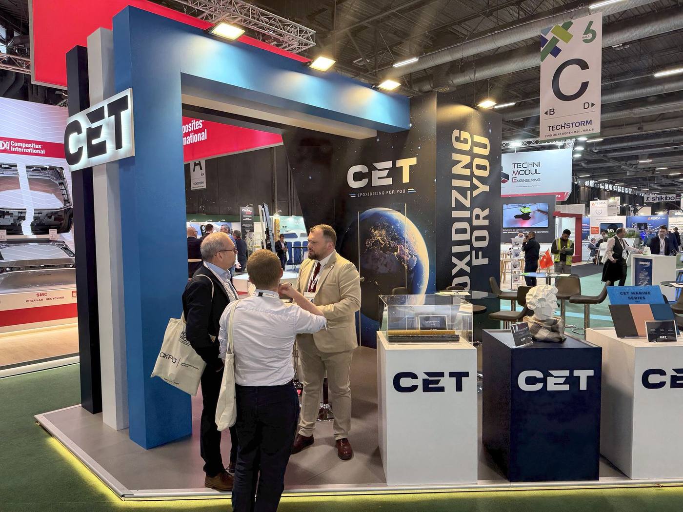 CET fuar standı